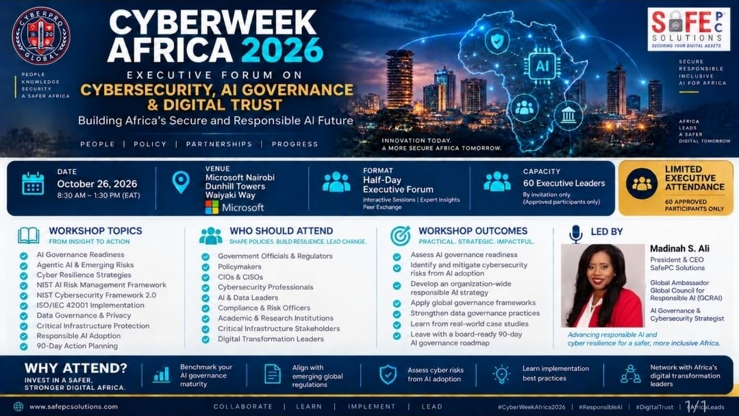 CYBERSECURITY, AI GOVERNANCE & DIGITAL TRUST